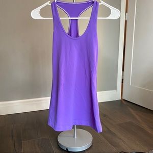 Lululemon racer back tank size 2 purple